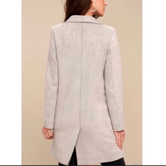 HYFVE Faux Suede Coat, Front Pockets, Oversized, Open Front, Sz. M/NWOT - Picture 7 of 16